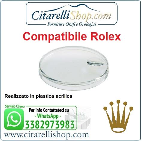 vetro plastica rolex impermeabile